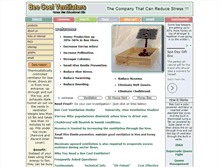Tablet Screenshot of beecoolventilators.com